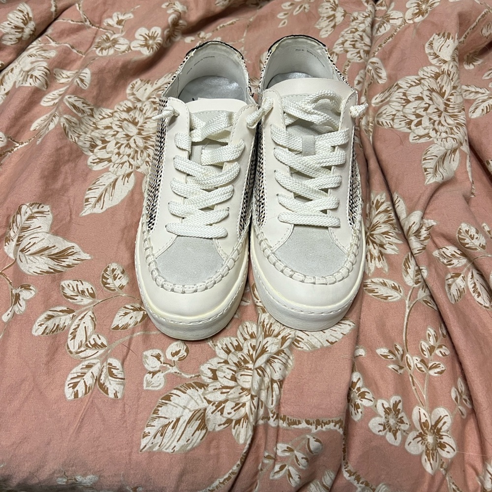Dolce Vita Women's Zolen Sneakers - Black and Cream - Picture 6 of 7